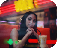 Woman eating